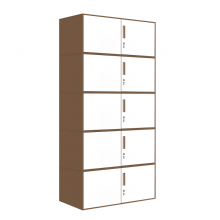 【红心家居】分体五节文件柜办公柜钢制拆装铁皮柜资料柜档案柜矮柜子带锁 分体五节柜